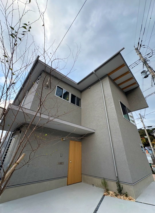 スキップフロアのある家